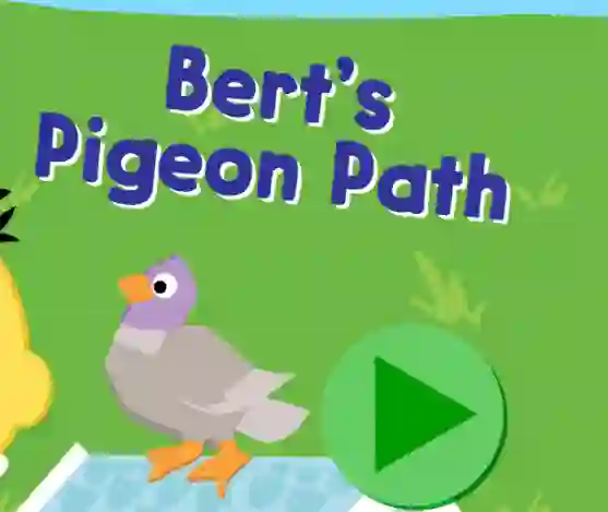 123 Sesame Street: Bert's Pigeon Path — 無料オンラインゲーム