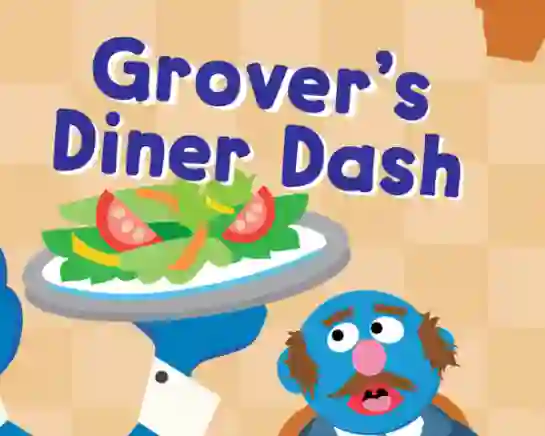 123 Sesame Street: Grover's Diner Dash — 無料オンラインゲーム