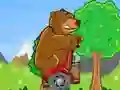 Bear on a Scooter — 無料オンラインゲーム