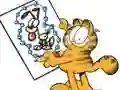 Garfield connects the dots — 無料オンラインゲーム