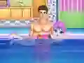 ゲームBaby Taylor Learn Swimmingオンライン