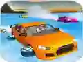 ゲームCrazy Water Surfing Car Raceオンライン