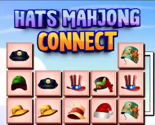 Hats Mahjong Connect — 無料オンラインゲーム