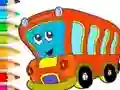 Coloring Book: Bus — 無料オンラインゲーム