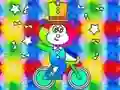 ゲームColoring Book: Monkey Rides Unicycleオンライン