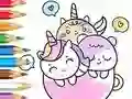 Coloring Book: A Cup Of Unicorn — 無料オンラインゲーム