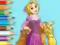 Coloring Book: Princess Rapunzel — 無料オンラインゲーム