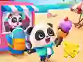 Jigsaw Puzzle: Baby Panda Ice Cream Car — 無料オンラインゲーム