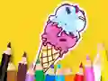 Coloring Book: Cool Ice Cream — 無料オンラインゲーム