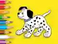 Coloring Book: Cute Spotted Dog — 無料オンラインゲーム