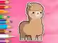 Coloring Book: Cute Alpaca — 無料オンラインゲーム