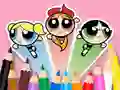 Coloring Book: The Powerpuff Girls — 無料オンラインゲーム