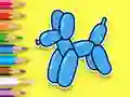 Coloring Book: Balloon Puppy — 無料オンラインゲーム