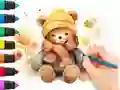 Coloring Book: Autumn Bear — 無料オンラインゲーム