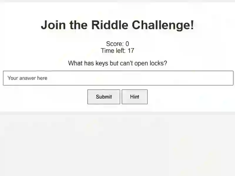 Riddle Challenge — 無料オンラインゲーム