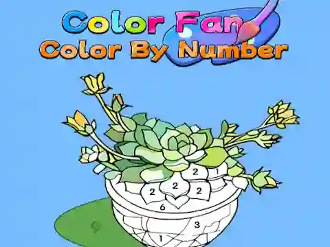 Color Fan: Color By Number — 無料オンラインゲーム