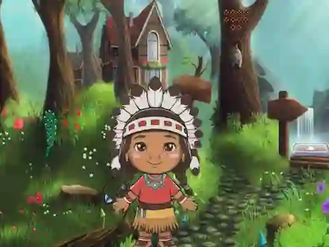 Girl Reach Thanksgiving Land — 無料オンラインゲーム