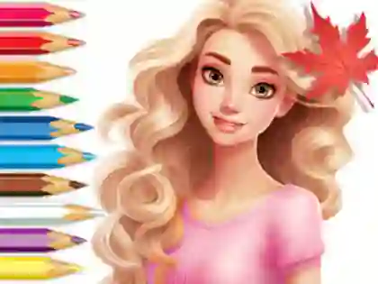 Coloring Book: Barbie Autumn Tale — 無料オンラインゲーム