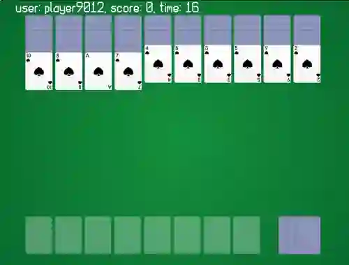 Spider Solitaire Classic Ver — 無料オンラインゲーム