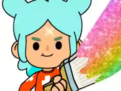 Coloring Book: Toca Boca Rita — 無料オンラインゲーム