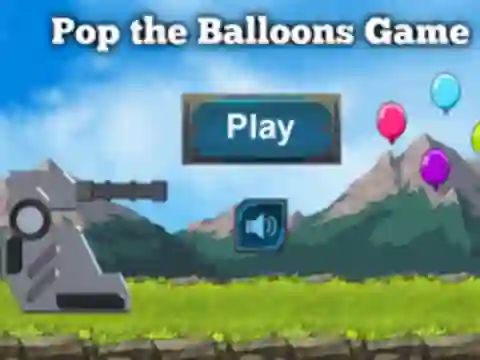 Pop The Balloons Game — 無料オンラインゲーム
