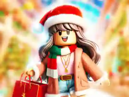 ゲームJigsaw Puzzle: Roblox Christmas Mallオンライン