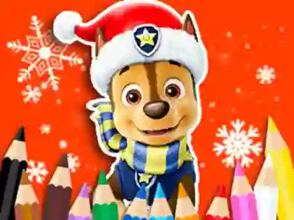 Coloring Book: PAW Patrol Christmas — 無料オンラインゲーム