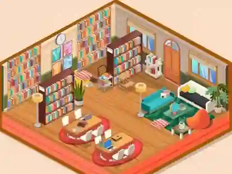 ゲームDecor: My Libraryオンライン