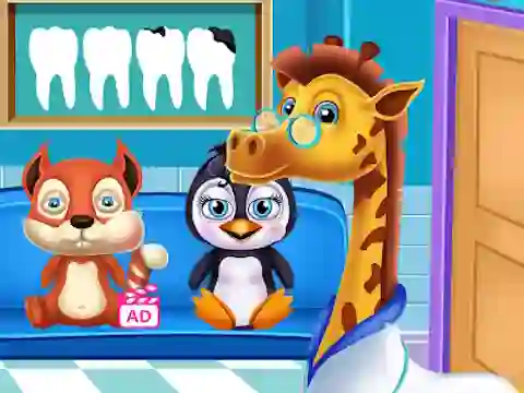 ゲームPet Dentistオンライン