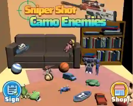 Sniper Shot Camo Enemies — 無料オンラインゲーム