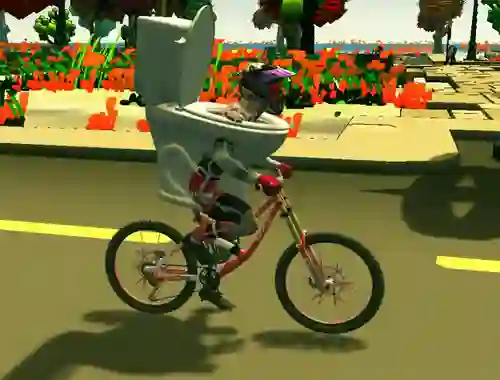Skibidi Toilet Bike Riding — 無料オンラインゲーム