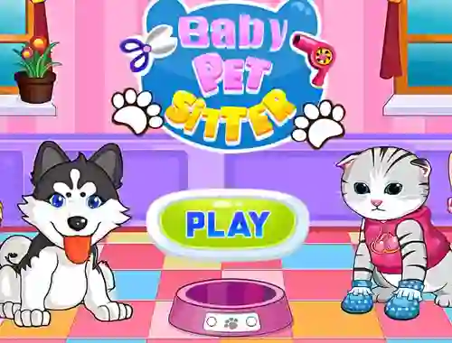 Baby Pet Sitter — 無料オンラインゲーム
