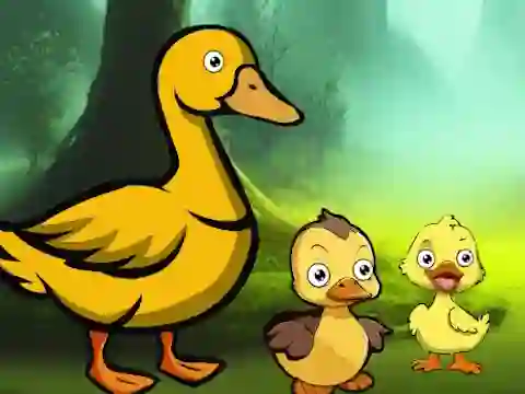 Duck Family Reach Pond — 無料オンラインゲーム