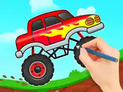 Coloring Book: Monster Truck — 無料オンラインゲーム