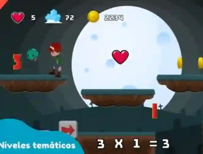 Sam's Math Adventure — 無料オンラインゲーム