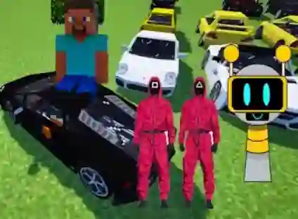 Minecraft Squid Sprunki Drift Multiplayer — 無料オンラインゲーム