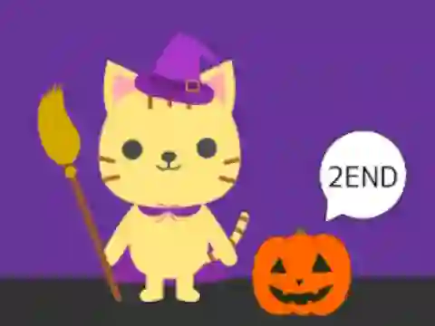 ゲームCat and Halloween Escapeオンライン