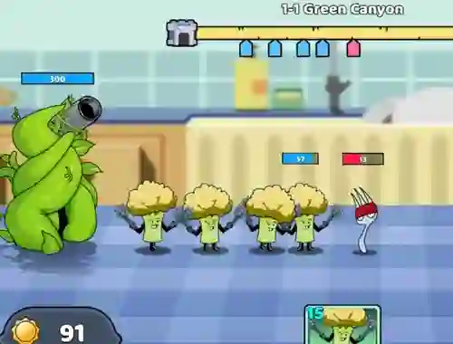 Food Castle Tower Defense — 無料オンラインゲーム