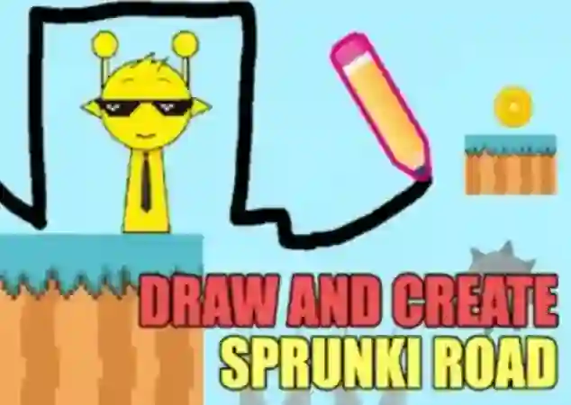 Draw And Create Sprunki Road — 無料オンラインゲーム