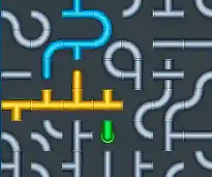 Connect The Pipes Water Puzzle — 無料オンラインゲーム