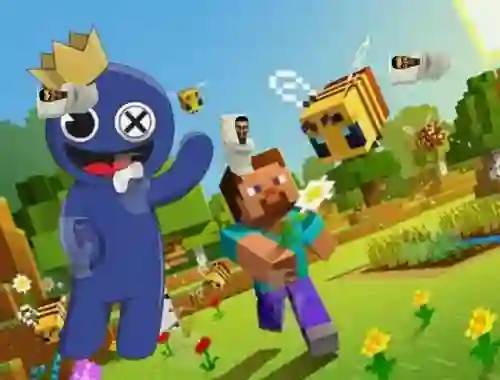 ゲームRainbow Friends Minecraft Hidden Skibidiオンライン