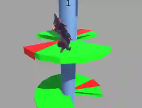 Ratomilton Helix Jump — 無料オンラインゲーム