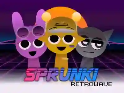 ゲームSprunki Retrowaveオンライン