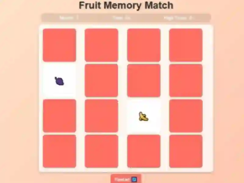 ゲームFruit Memory Matchオンライン