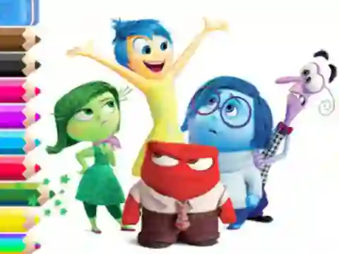 Coloring Book: Inside Out — 無料オンラインゲーム