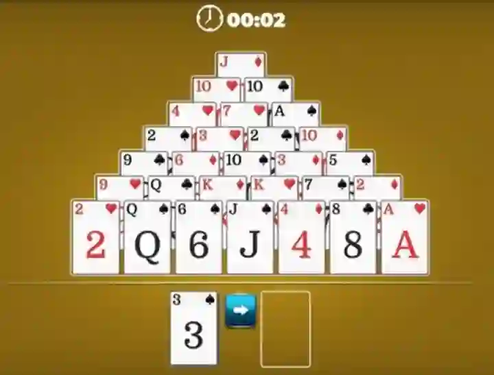 Pyramid Solitaire — 無料オンラインゲーム