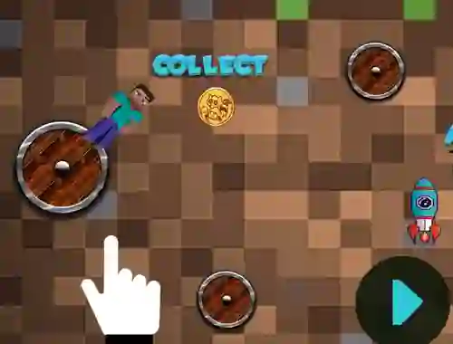 ゲームMineblock Rotate And Fly Adventureオンライン