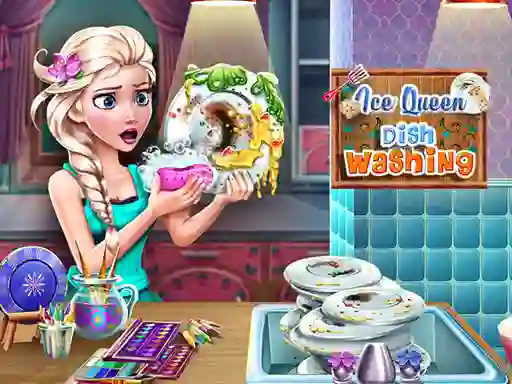 Ice Queen Dish Washing — 無料オンラインゲーム