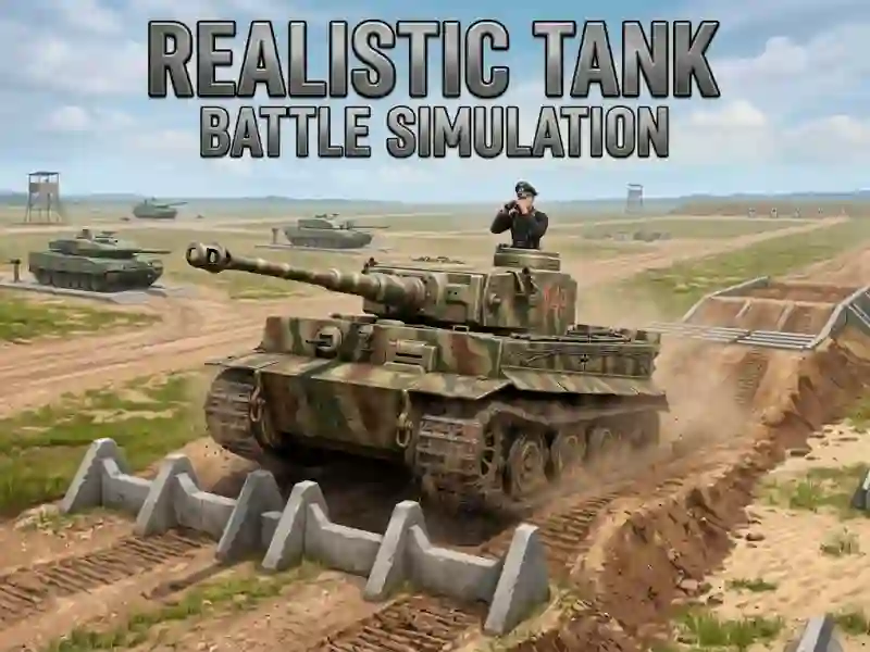 ゲームRealistic Tank Battle Simulationオンライン