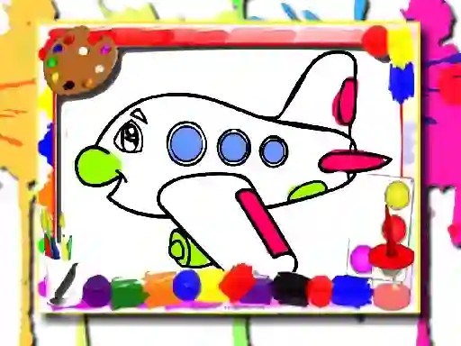 Airplane Coloring Book — 無料オンラインゲーム